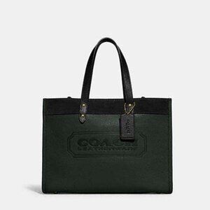 COACH Field Tote 30 In Colorblock With Coach Badge